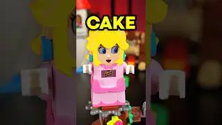The THREE CAKES of LEGO Peach 🍰 #SuperMario #Shorts