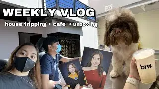 A Weekly Vlog of | house tripping, brw cafe, unboxing