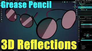 How to Make Parallax 3D Glass Reflections with Blender Grease Pencil