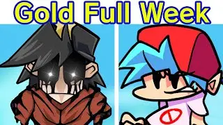 Friday Night Funkin' Vs Gold FULL WEEK Fanmade (FNF Mod) (Hypno's Lullaby/Lost Silver MonoChrome)