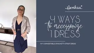 4 Ways to Style the Ivy Infinity Dress HENKAA #shorts