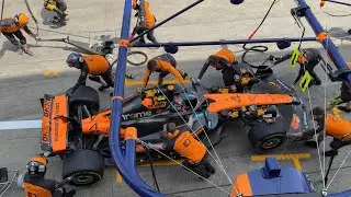 【F1日本GP🇯🇵マクラーレンピット作業シーン】【鈴鹿】#mclaren