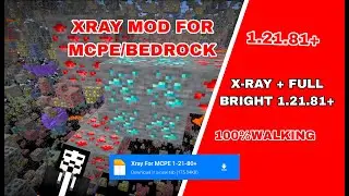 x-ray mod for minecraft pocket edition and bedrock edition 1.21.81+ || 100% working