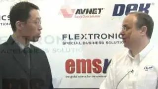 Dr David Bernard, Product Manager - X-ray Systems, Nordson Dage at Productronica 2011
