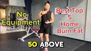 Top 5 BEST body weight training at home to lose belly fat