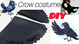 DIY Crow costume for my son | story telling | competition | toddler | costume