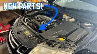 New Parts to Clean Up My Saab 9-3's Engine Bay!