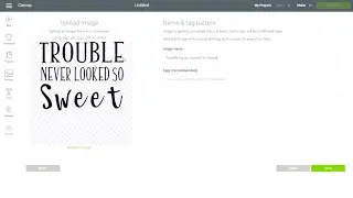 Converting PNG to SVG then uploading to Cricut Design Space on the computer.