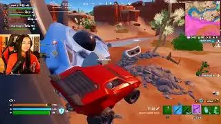 DQ1R SOLO SQUAD 1 VS 4 GAMEPLAY WITH GIRL #50| Fornite