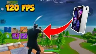 Playing FORTNITE MOBILE On The IPAD M1!? (120 FPS Gameplay)