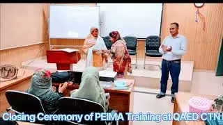 Closing Ceremony of PEIMA Training at QAED CTN batch 2,#QAED,#PEIMA,#certification,#Generic Skills