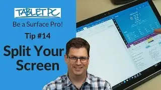 How to split your screen using the Surface Pro
