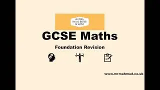 GCSE Maths Foundation 2024 Non Calculator Paper Revision