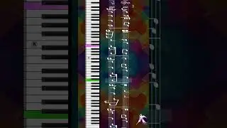 #Tetris Theme || #Piano Solo (Music Score & Keyboard #Tutorial) || Easy & Short