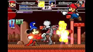 Mugen Request #34 Super Better Mario & Super Better Luigi VS Never Ask Who Joe Is & Mickey EX
