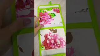 Organizador que hice con retazos 😍me encanto 🤩 #coserfacil #diy #sewing #coser #diysewing