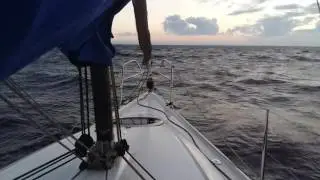 Под мотором,  выход в Финский залив.
