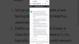 Spring Webflux CRUD Application 