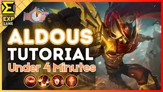 4-Minute Aldous Tutorial in the EXP Lane || (MLBB S36) 2025