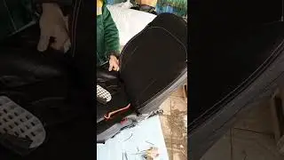 Как я сам перетянул кожаное сиденье на своей тайота камри