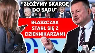 Wpłaty PiS. Błaszczak w ogniu pytań: Ja będę wpłacał co miesiąc 1000 zł