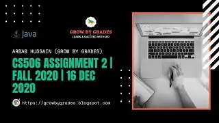 CS506 Web Design & Development | Assignment no. 2 | Fall 2020 | 16 Dec 2020