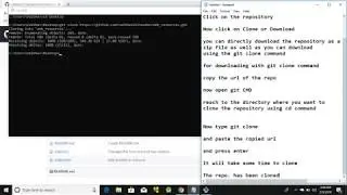 How to clone a repository using git clone
