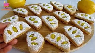A little lemon and quick tea buns on your table! The simplest cookie recipe!