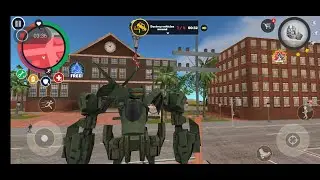 HOW TO GET SUPER FIGHTER JET ROBOT | ROPE HERO VICE TOWN