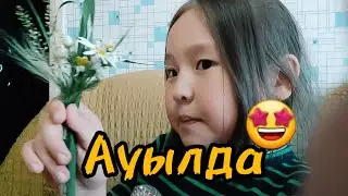 АМИНКА АУЫЛДА / ӘПКЕМЕ ГҮЛ СЫЙЛАДЫ #ауыл #ауылым #гүл