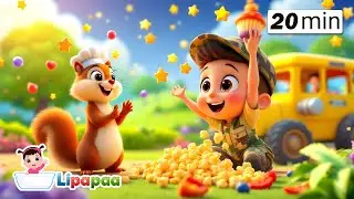🐿️ Squirrel Bakery & More! 10 Catchy Rhymes for Kids 🎵🌈