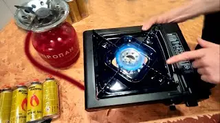 Gas stove on ALL TYPES of CYLINDERS