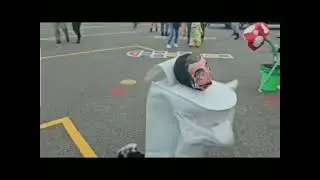 Skibidi toilet Halloween costume party 