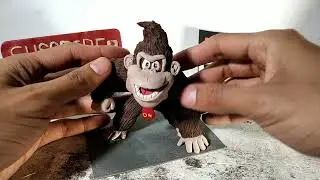 Donkey Kong (DK) de plastilina/ How to make Donkey Kong with clay sculpting