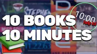 10 Book Reviews in 10 Minutes (Fast & Honest)