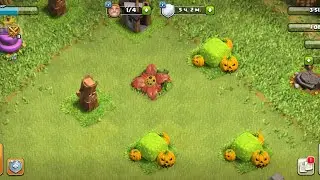 Что будет если убрать милый цветок в Clash of clans.