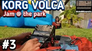 Korg Volca | Ambient Jam at the Park ft. Volca Keys and FM