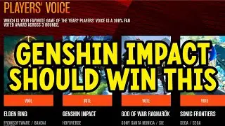 GENSHIN IMPACT SHOULD WIN THIS AWARD