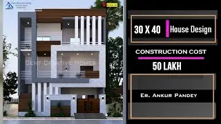 30x40 Three Storey Modern Duplex House by Cent Creative Homes