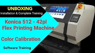 Konica 512 Flex Printing Machine | Solvent Printing Machine #konicaflexmachine #flexmachine
