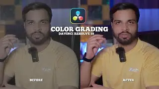 Davinci Resolve 19 Cinematic Color Grading Trick { In Hindi }