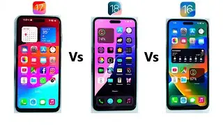 iOS 18 vs iOS 17 vs iOS 16 Fully Ui Comparison With Android iOS Launcher