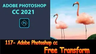 117- Adobe Photoshop cc Dersleri - Free Transform Kullanımı