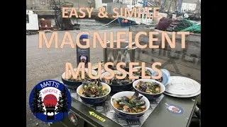 Seafood Special Simple & Easy way to cook MUSSELS Outdoors cooking by the Harbour! One Pot Cooking!