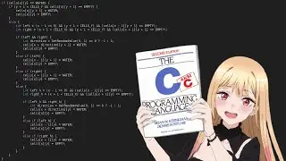 I made falling sand simulation in C
