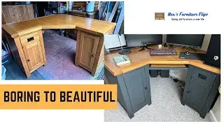 Boring to Beautiful - How to renovate a gaming desk? #upcycling #furnitureflip #diyfurniture