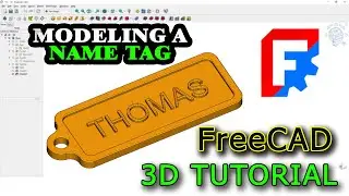 FreeCAD 1.0 Tutorial | Easy FreeCAD Tutorial 2025 | 3D model lessons #freecad #freecadtutorial