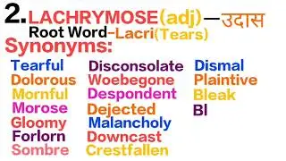 Vocabulary : Synonyms & Antonyms || #2# Important Synonyms and Antonyms for SSC CGL BANK etc