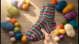 Knit Socks Like a Pro! 🧦 The Easiest 