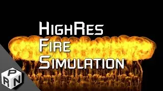 HighRes Fire Explosion Simulation Overlay - [60FPS] - Sony Vegas & After Effects